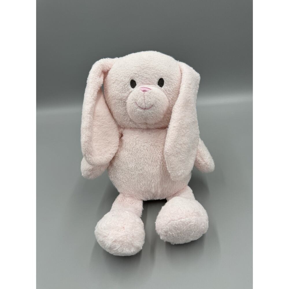 Kellytoy Pink Rabbit Plush Rattle 11 Inch Crinkle Ears 2019 Stuffed Animal Toy
